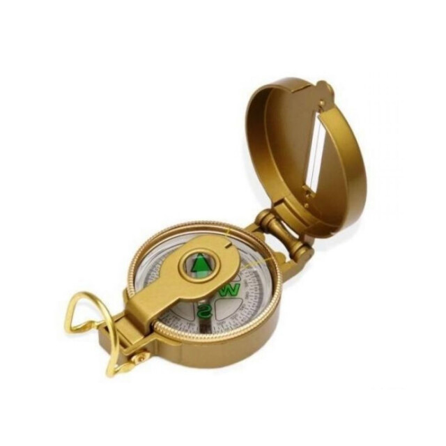 Meteor Rond metalen kompas UTPP649_golden large