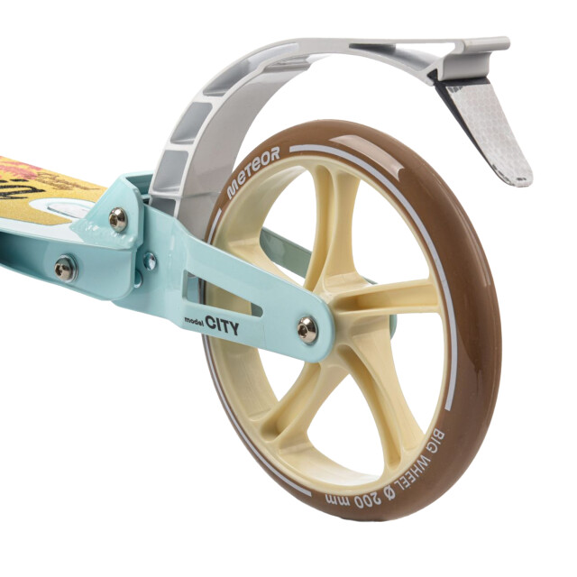 Meteor Freestyle scooter met californisch logo UTPP5998_brownblue large