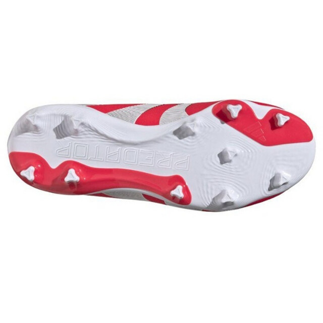Adidas Childrens/kids predator league slip-on firm ground voetbalschoenen UTPP5434_redwhite large