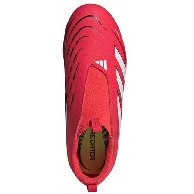 Adidas Childrens/kids predator league slip-on firm ground voetbalschoenen UTPP5434_redwhite large