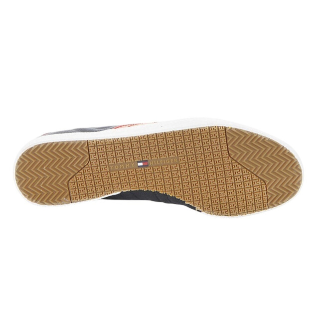Tommy Hilfiger Heren playoff 1c leren trainers UTPP5394_navybluered large