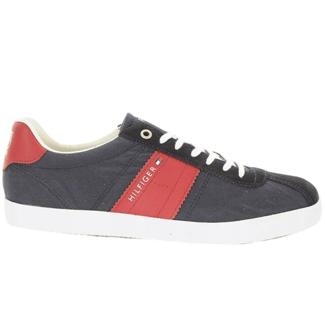 Tommy Hilfiger Heren playoff 1c leren trainers UTPP5394_navybluered large
