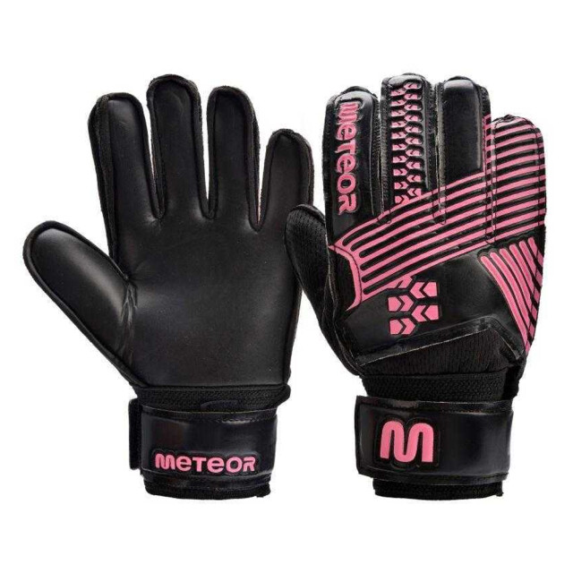 Meteor Keepershandschoenen voor kinderen/kinderen UTPP5094_blackpink large