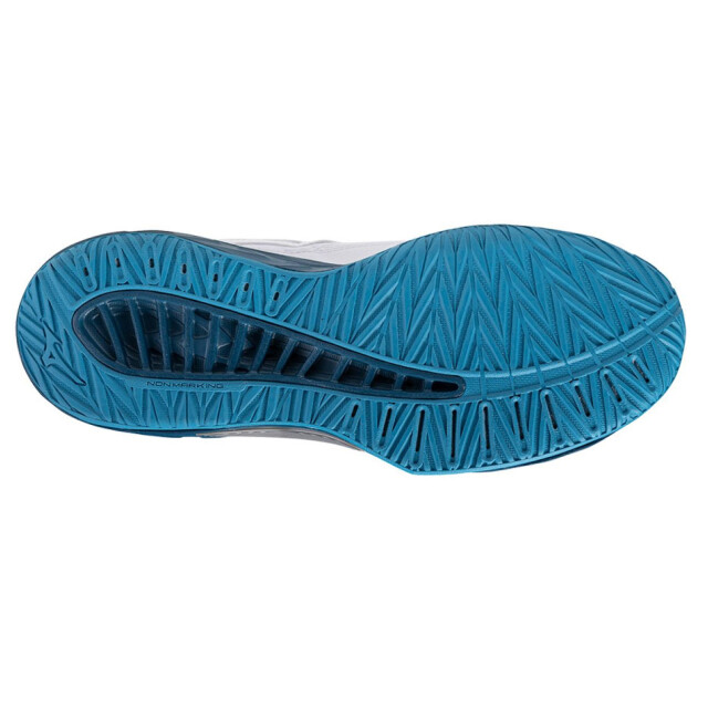 Mizuno Heren thunder blade z synthetisch leren volleybalschoenen UTPP5177_whitesailorbluesilver large