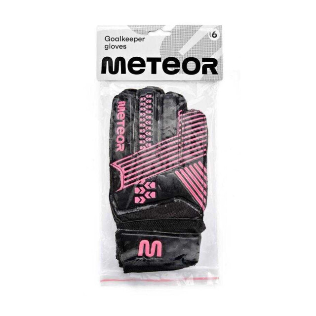 Meteor Keepershandschoenen voor kinderen/kinderen UTPP5094_blackpink large