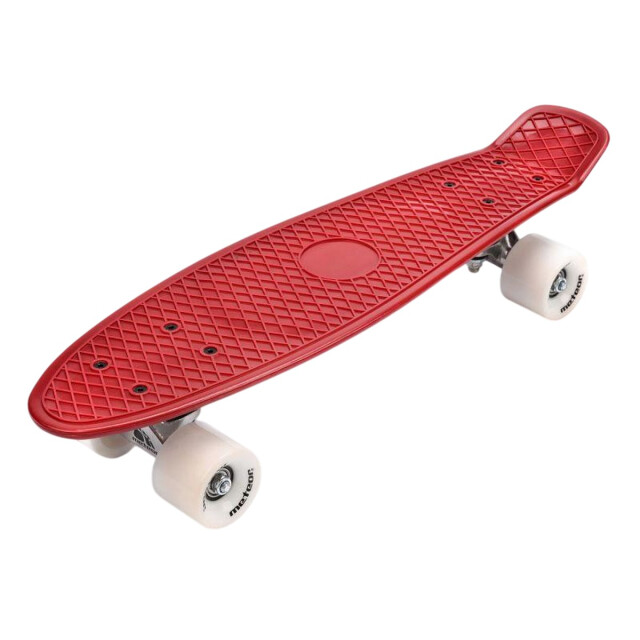 Meteor Plastic skateboard UTPP3711_maroonwhitesilver large