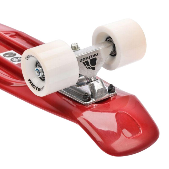 Meteor Plastic skateboard UTPP3711_maroonwhitesilver large