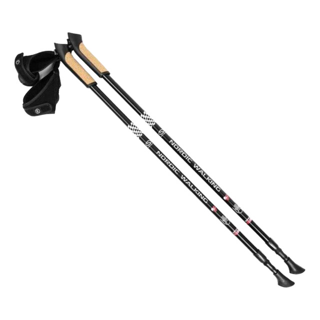SMJ Sport Lange levensduur nordic walking telescopische wandelstok UTPP4187_blackbeigewhite large