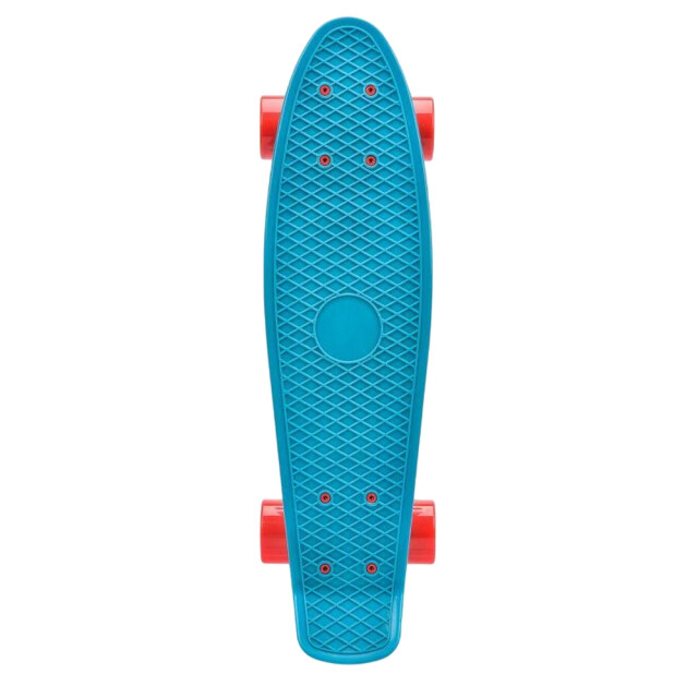 Meteor Plastic skateboard UTPP3631_turquoiseredsilver large