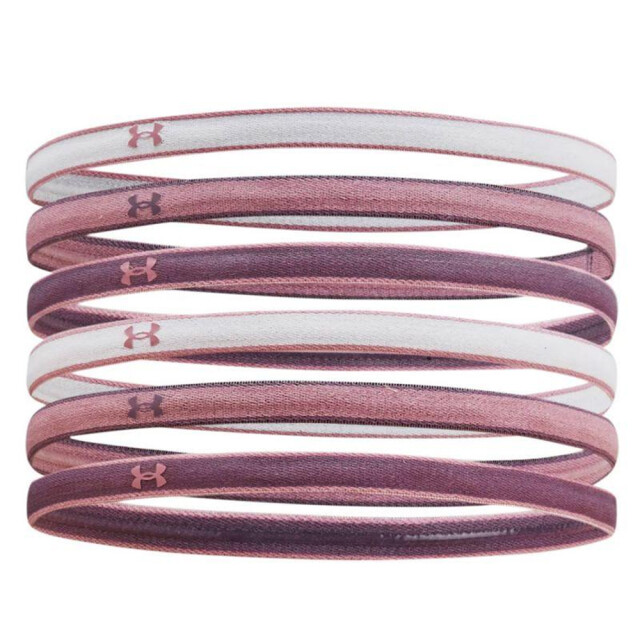 Under Armour Mini logo hoofdband (set van 6) UTPP3637_pinkwhitepurple large