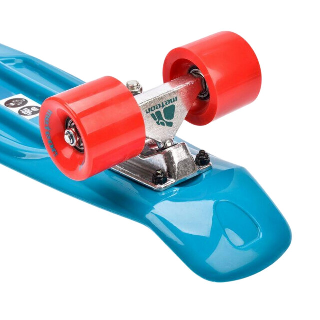 Meteor Plastic skateboard UTPP3631_turquoiseredsilver large