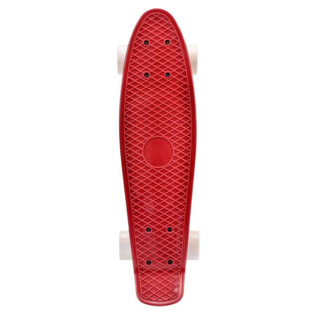 Meteor Plastic skateboard UTPP3711_maroonwhitesilver large