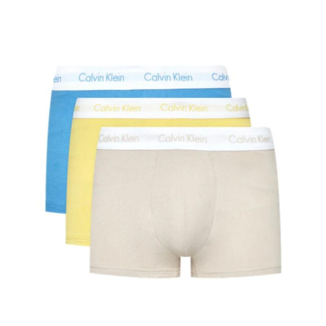 Calvin Klein Boxershorts voor heren met lage taille (3-pack) UTPP2721_creamblueyellow large