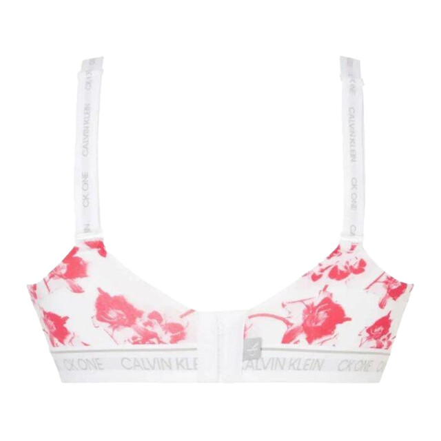 Calvin Klein Dames gebloemde sportbeha UTNA889_whitered large