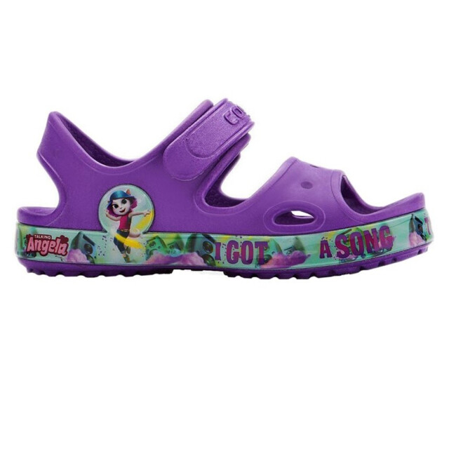 Coqui Kinderen/kinderen yogi sprekende angela sandalen UTMR78497_purple large