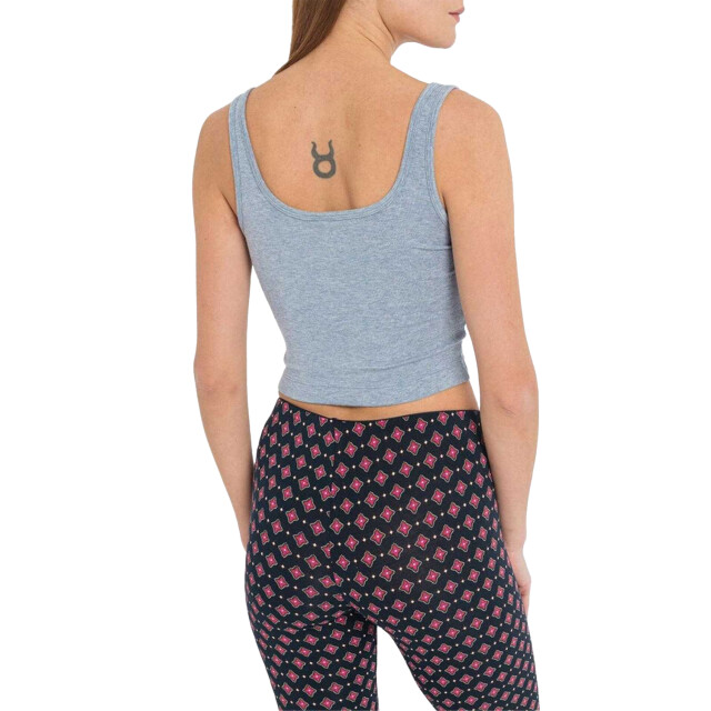 Calvin Klein Dames geknipt tanktopje UTNA182_chambrayblueheather large