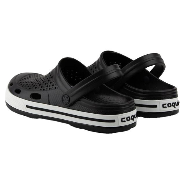 Coqui Heren lindo klompen UTMR2032_whiteblack large