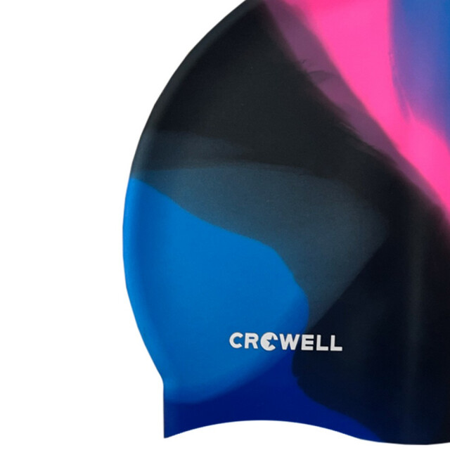 Crowell Multi flame 17 siliconen badmuts UTMR1332_blackbluepink large