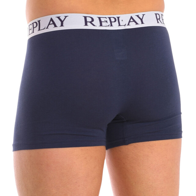 Replay Boxershorts voor heren (set van 2) UTLT5028_darkbluewhite large
