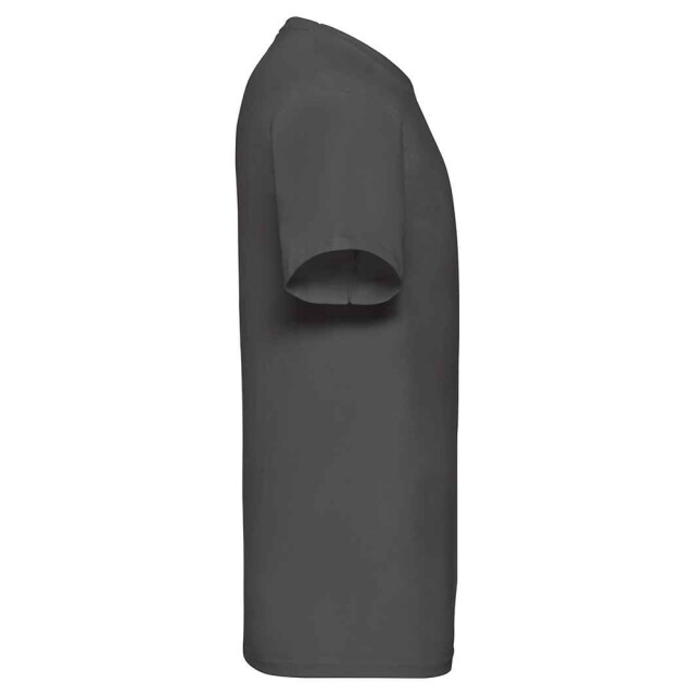 Fruit of the Loom Unisex adult waardevol v hals t-shirt UTLT2574_lightgraphiteheather large