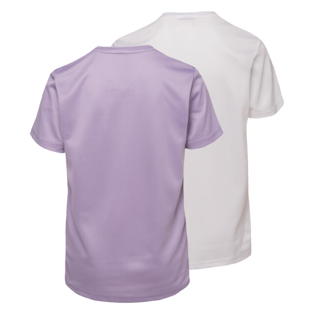 Hi-Tec Kinder/kids jodin t-shirt met korte mouwen (set van 2) UTIG5696_whitewisteria large