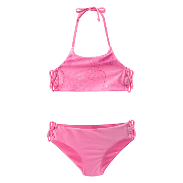 Aquawave Meisjes hali philodendron blad bikini set UTIG5854_pinkcarnation large