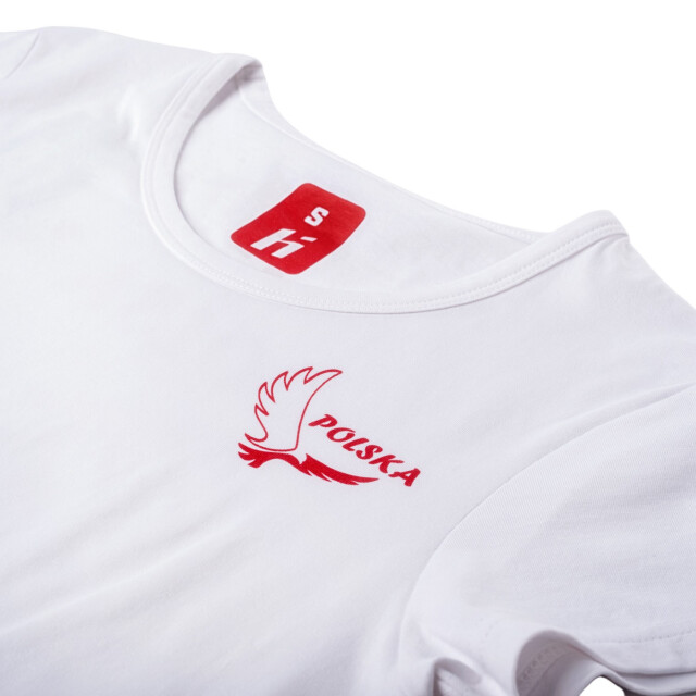 Huari Dames polen fan t-shirt UTIG5807_whiteracingred large