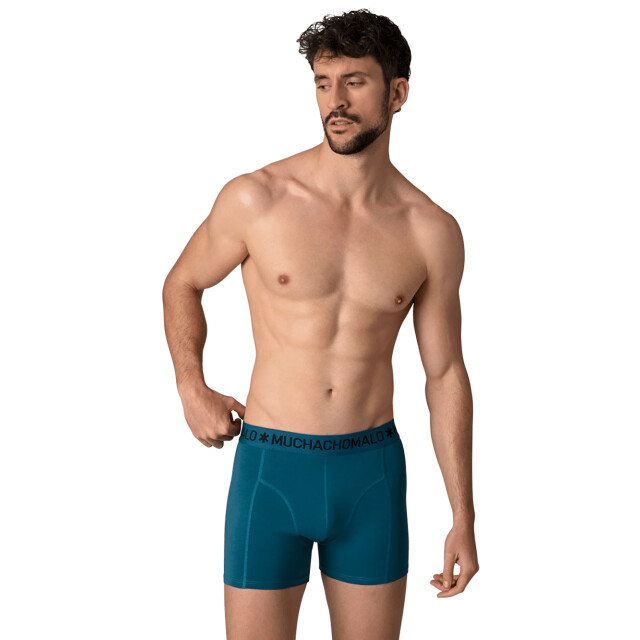 Muchachomalo Heren 12-pack boxershorts print/effen U-GOLDEN1010-15 large