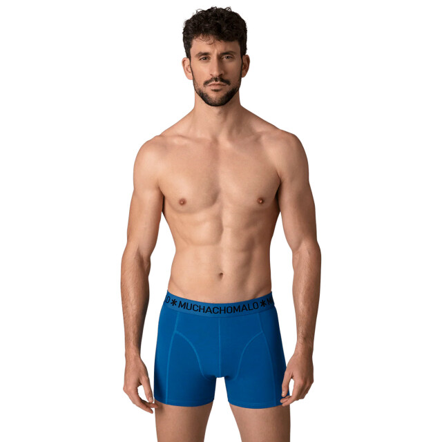 Muchachomalo Heren 12-pack boxershorts print/effen U-GOLDEN1010-15 large