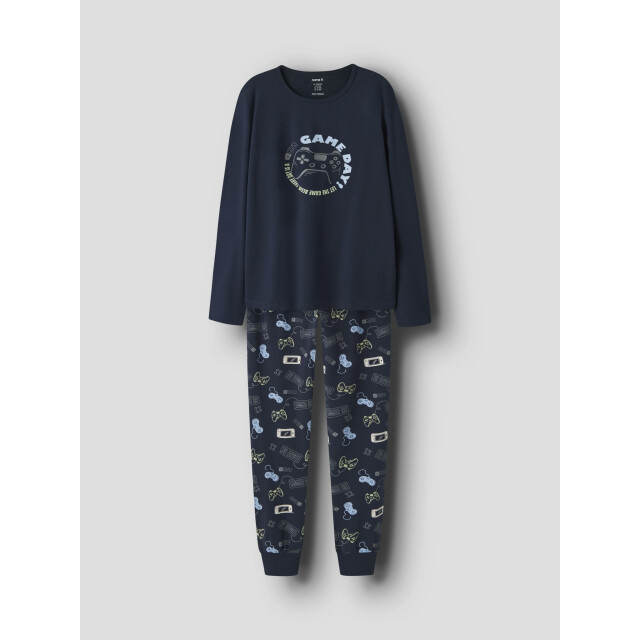 Name It Jongens pyjama set nkmnightset donkerblauw/gamer print 13250835 Navy Blazer large