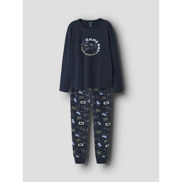 Name It Jongens pyjama set nkmnightset donkerblauw/gamer print 13250835-Navy Blazer large