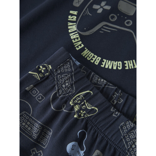 Name It Jongens pyjama set nkmnightset donkerblauw/gamer print 13250835 Navy Blazer large