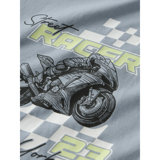 Name It Jongens pyjama set nkmnightset lichtblauw/zwart 13254417-Dusty Blue large