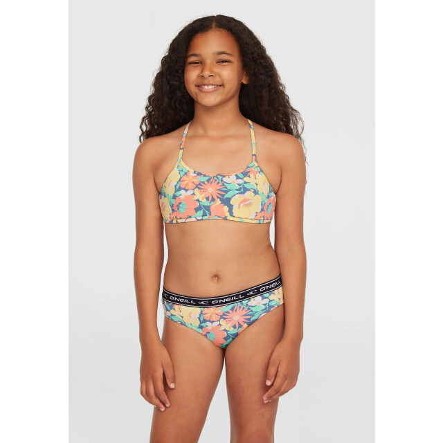O'Neill Meisjes bikini set sportclub color gebloemd 3800087-35162 large