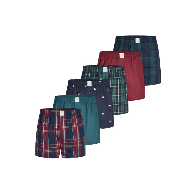 MG-1 Wijde boxershorts heren 6-pack multipack d620 multicolor MG1-620 large