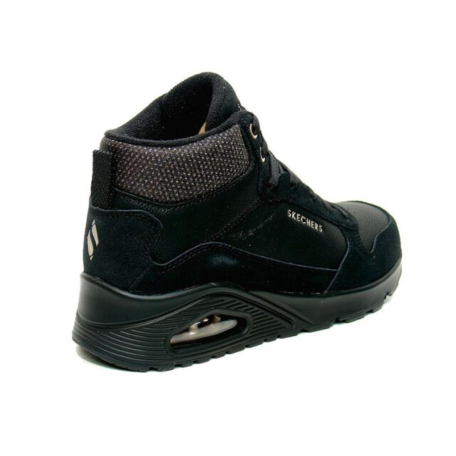 Skechers 177181 Uno - Stacre Shine Sneakers Zwart 177181 Uno - Stacre Shine large