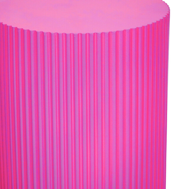 House Vitamin Side table / pillar- cylinder mdf neon pink 30x65cm 3190524 large