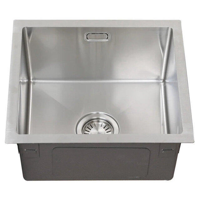 Vtw Living rvs spoelbak 34,5 x 34,5 cm inclusief aansluitset zonder 3433320 large