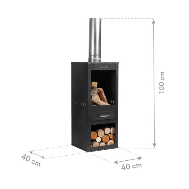 CookKing Tuinhaard rosa hoge kwaliteit staal handgemaakt in europa 3047932 large