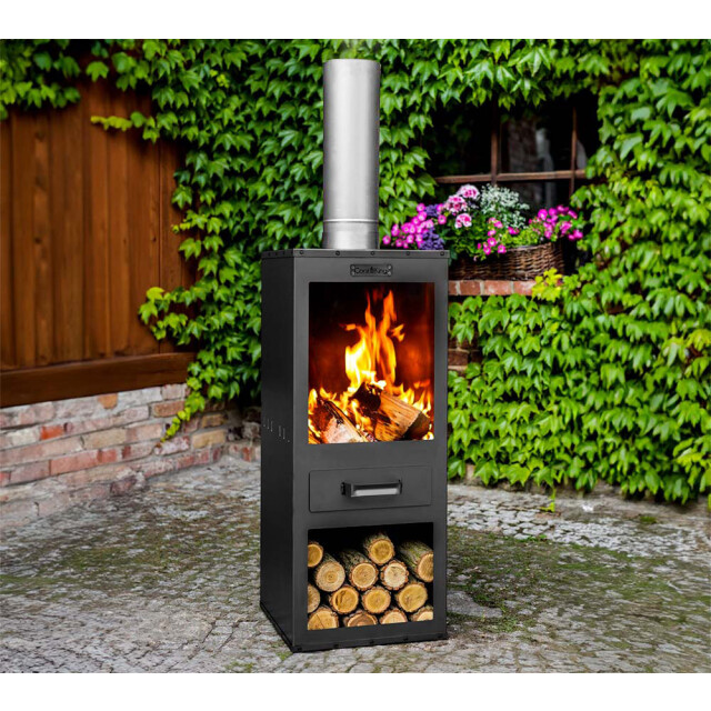 CookKing Tuinhaard rosa hoge kwaliteit staal handgemaakt in europa 3047932 large