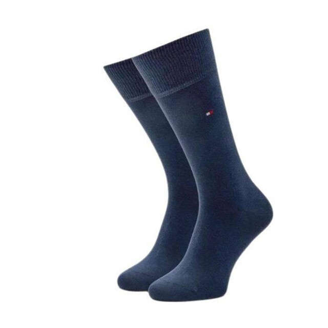 Tommy Hilfiger Garen sokken met geborduurd logo voor heren (set van 2) UTNA968_navyblue large