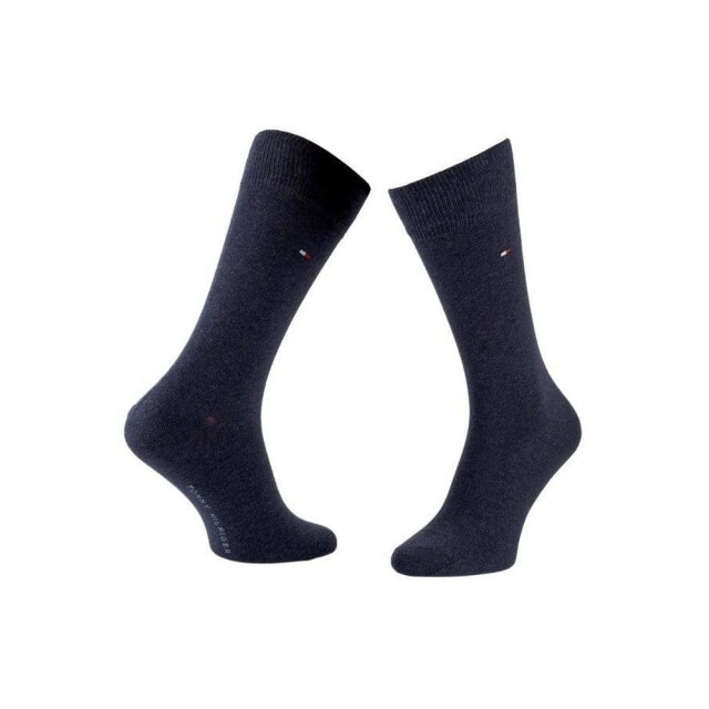 Tommy Hilfiger Garen sokken met geborduurd logo voor heren (set van 2) UTNA968_navy large