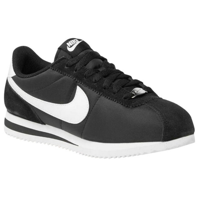 Nike Dames cortez leren trainers UTPP4585_whiteblack large