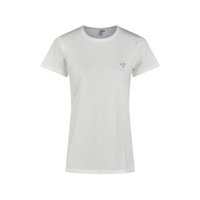 By Louise Dames capri pyjama driekwart wit/blauw gestreept BL-571-02 large