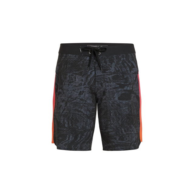 O'Neill Heren boardshort lang zwemshort hyperfreak tech panel 19'' zwart/roze/oranje 2800180-29035 large
