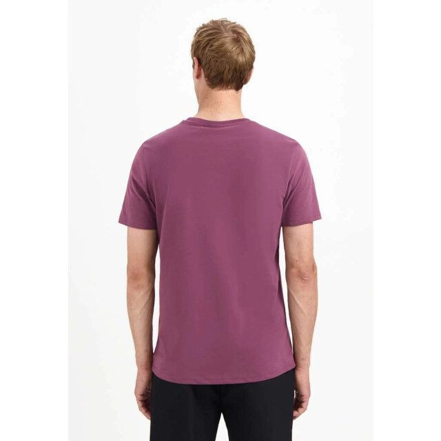 No Excess T-shirt crewneck peached dark wine 29360775-164 large