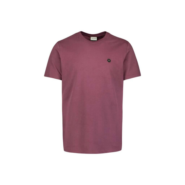 No Excess T-shirt crewneck peached dark wine 29360775-164 large