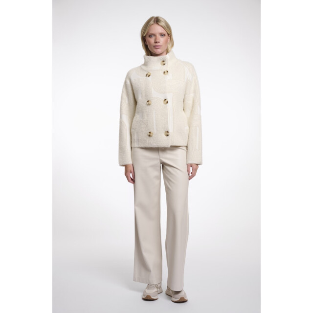 Rino & Pelle short double breasted jacket beth.5012621 11063 birch labyrinth 06111.198.0091 large