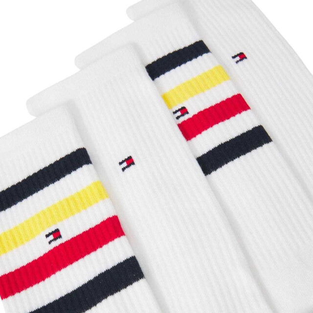 Tommy Hilfiger Sokken met streepdetail voor heren (set van 2) UTNA1076_white large