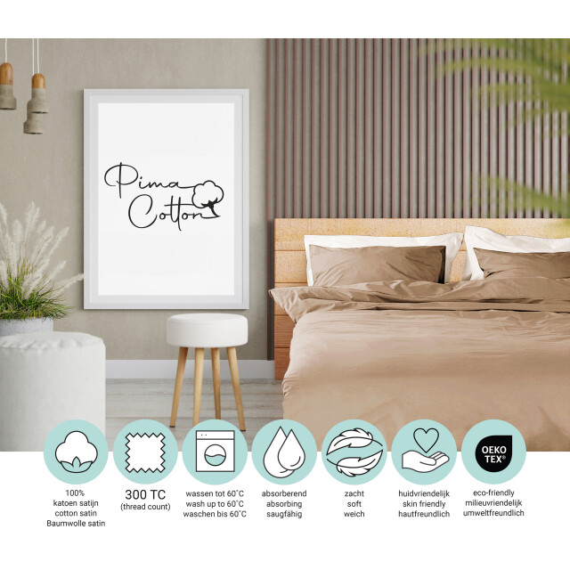 Phlox Dekbedovertrek queen 100% katoen satijnen (300 tc) eenpersoons 2902206 large